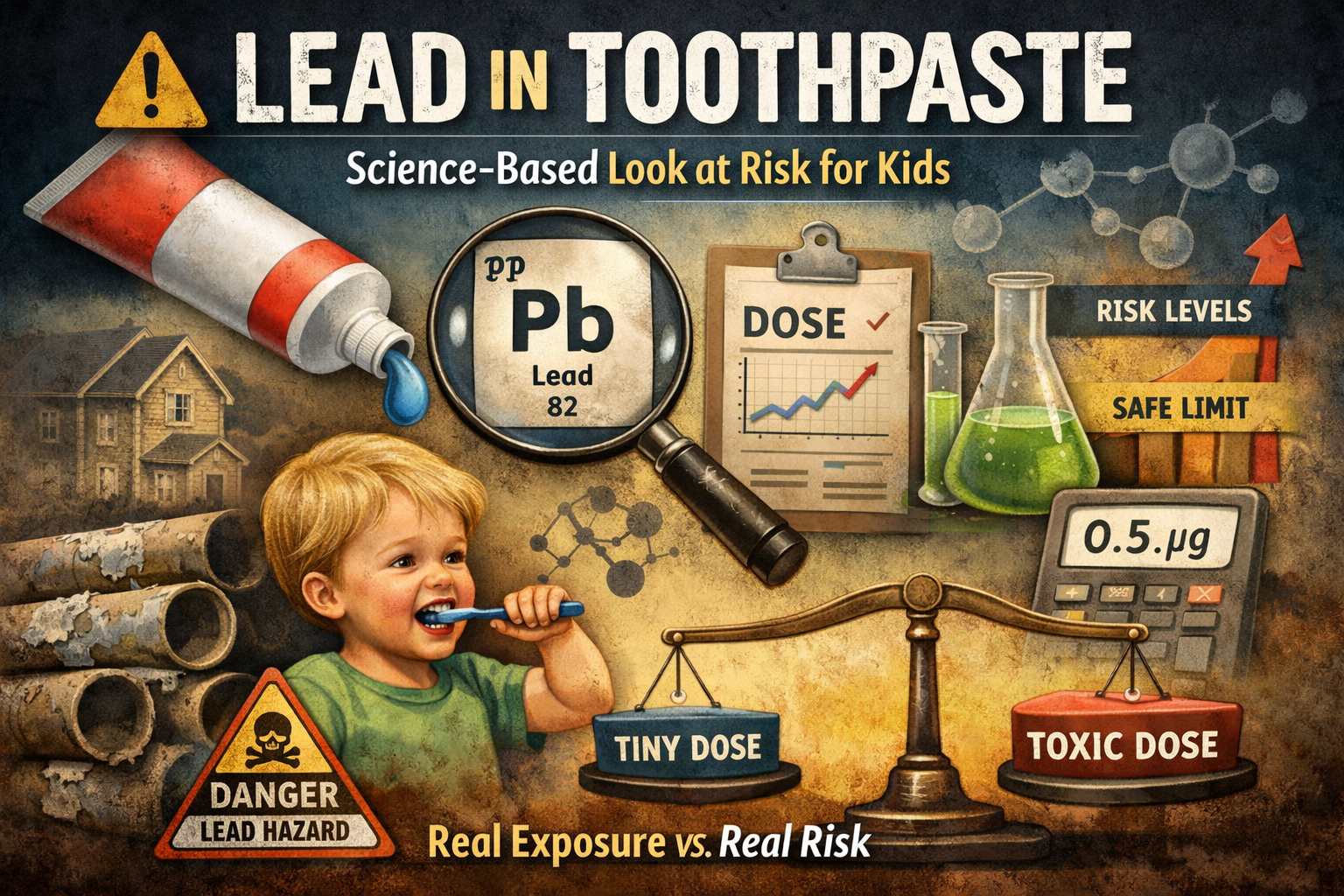 Lead in Toothpaste: Is It Dangerous? A Toxicology Answer