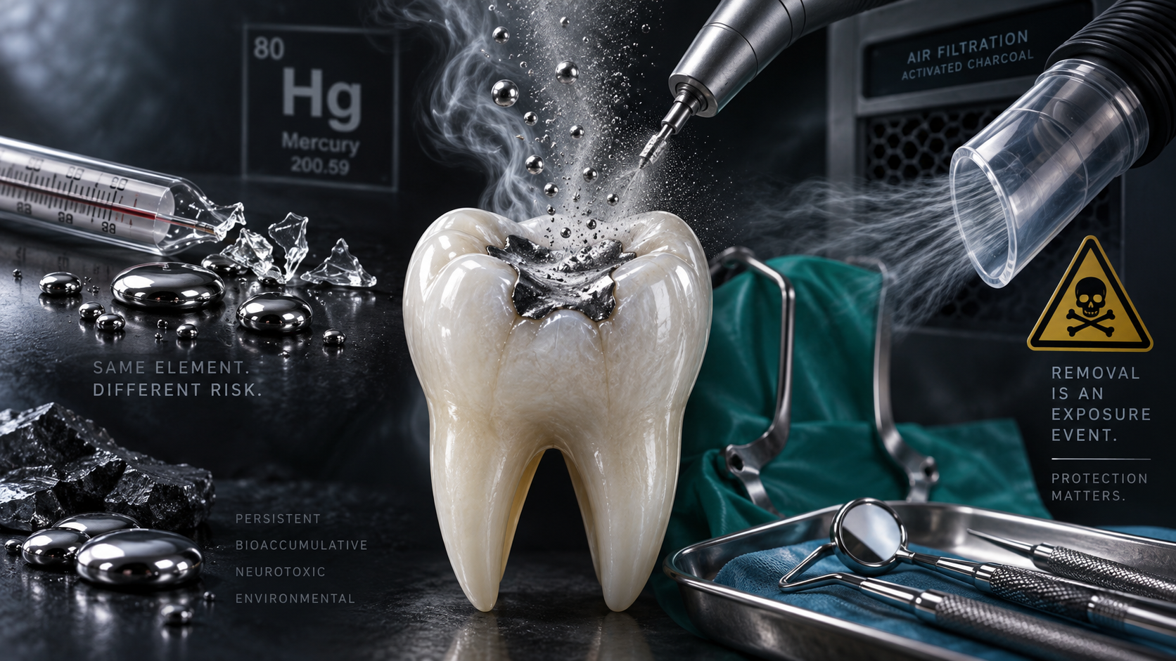 Mercury Amalgam Is Not an Inert Filling:  What the Science Actually Shows and Why the Removal Method Matters - Master Article for the 12 part series on Mercury